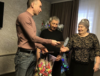 На территории Яковлевского МО в селе Яковлевка в декабре отметили юбилей 50 лет совместной жизни семья Тугушевых